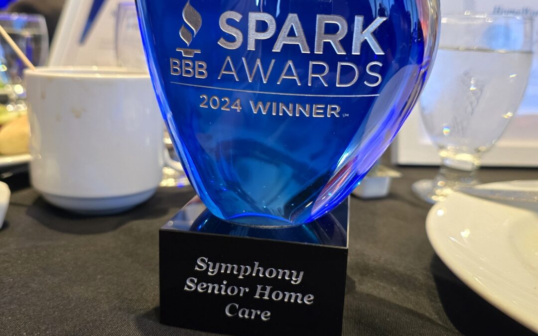 Symphony Senior Home Care Wins the BBB Spark Award!