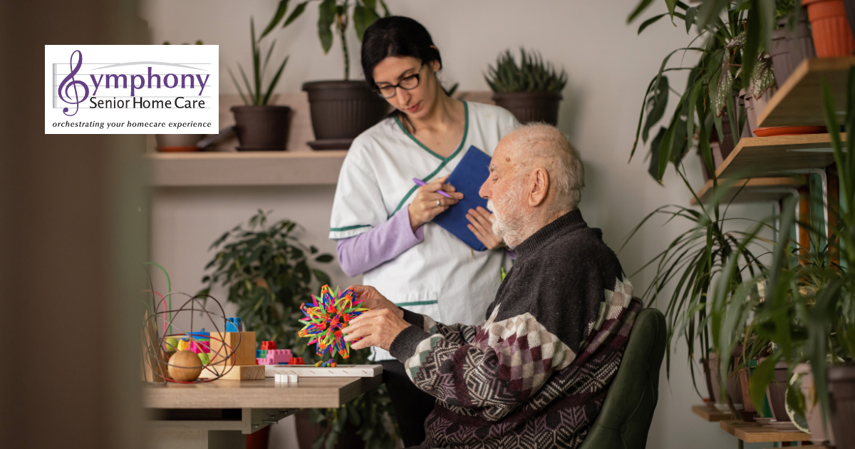 A compassionate caregiver assists a senior in a therapy session, guiding them through exercises to improve mobility and well-being.